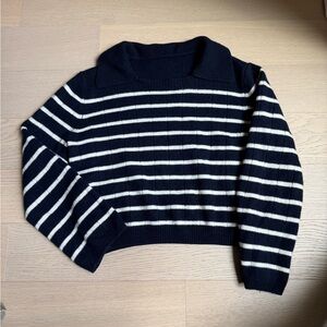 Khaite inspired striped sweater